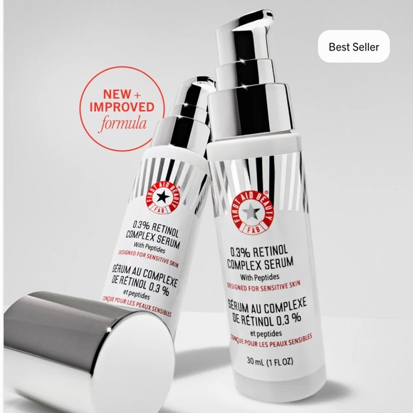 🆕 First Aid Beauty Retinol Peptide Complex Serum 1 OZ - Picture 4 of 7